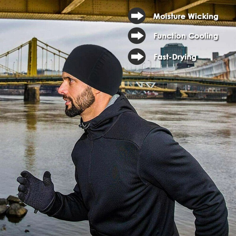 Unbranded 4PCS Running Skull Cap Helmet Liner Beanie Moisture Wicking