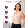 Momcozy Pumping Bra Hands Free, All-in-One Nursing Bras for Breastfeeding