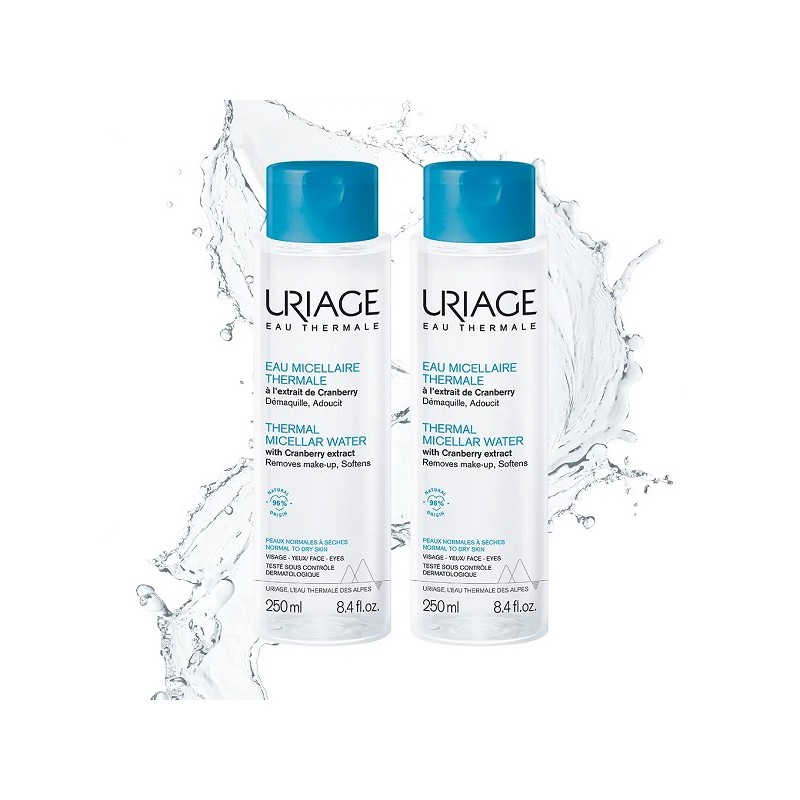 Uriage Micellar Cleansing Water 2-pack special (250ml + 250ml) /
