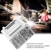 150Pcs M3-M10 Rivet Nut 304 Stainless Steel for Fastening Piece
