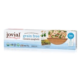 Jovial Jovial Grain-Free Cassava Spaghetti - Spaghetti Noodles, Cassava Pasta, Paleo Pasta, Gluten Free Pasta Spaghetti, Grain-Free, Certified Gluten-Free, USDA Certified Organic, Non-GMO - 8 Oz, 3 Pack