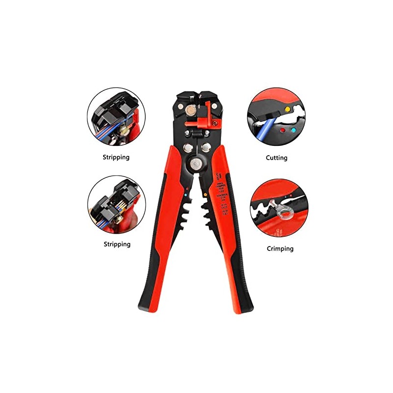 Pelacables de 8 pulgadas Alicates pelacables automáticos Herramienta de sujeción
