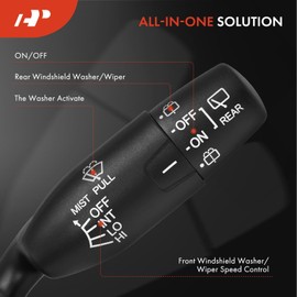 A-Premium Multifunction Switch Turn Signal Switch Compatible with Honda CR-V CRV 2008-2012, Fit 2009-2012/2014, Insight 2010-2012/2014