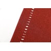 Grelucgo Handmade Hemstitched Polyester Rectangle Table Runners Dresser Scarves, Cranberry