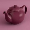 Price & Kensington Tetera de gres de 6 tazas, magenta