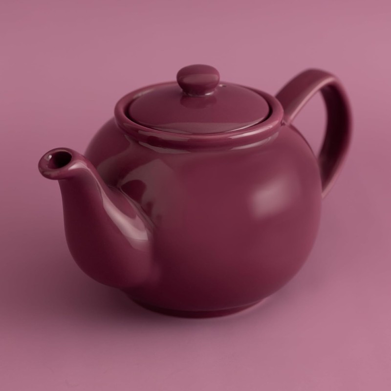Price & Kensington Tetera de gres de 6 tazas, magenta