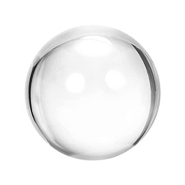 uxcell Acrylic Clear Contact Juggling Ball 3-1/8 Inch(80mm) with Ball Bag
