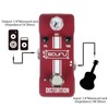 xinyee SCURU Guitar Distortion Effects Pedal DIST/VOL/TONE High Gain Amps