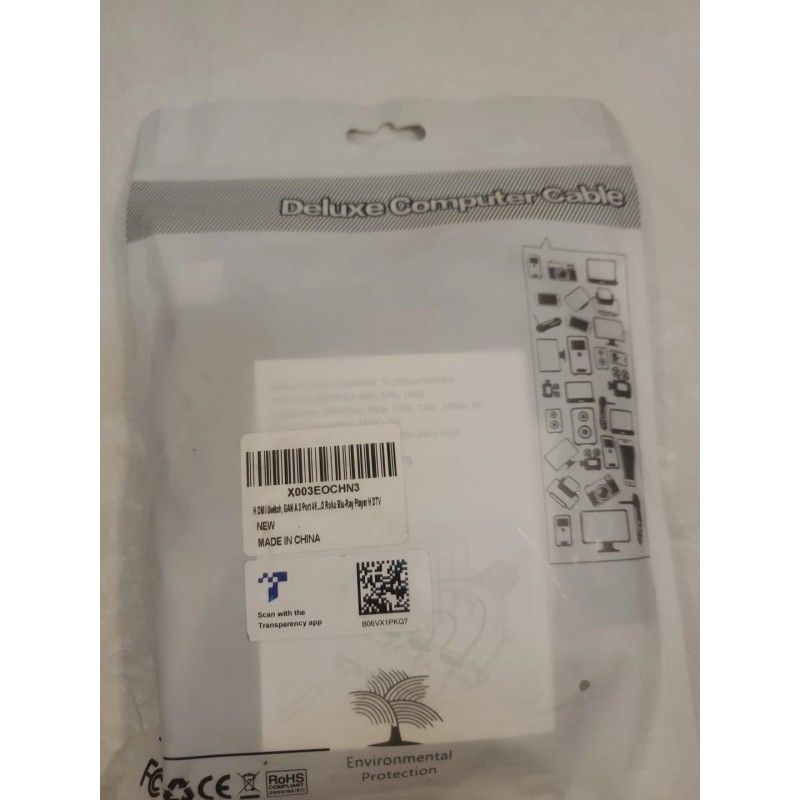 Gana HDMI Switch, GANA 4K HDMI Splitter 3 in 1