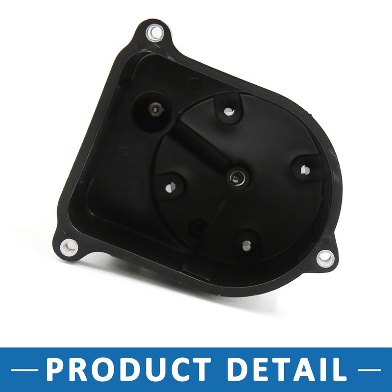 A ABSOPRO Distributor Cap for Honda Civic 1995-2000 Plastic,Metal Black