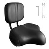 Aikolesa Oversized Bike Seat with Backrest, Oversized Comfortable Ergonomic Design