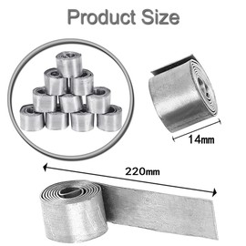 Soft Lead 20/10/5 Rolls - Lead Blade Roll Sinkers Weights for Game Fishing & Sea Fishing