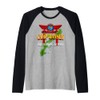 7th Communication Battalion Camp Hansen Okinawa Japan Raglan Baseball Tee