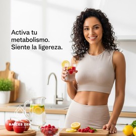 Vinagre de Manzana + Cetonas de Frambuesa | Super Premium | Raíces Zen | 120 Cápsulas | 2 Meses de Uso