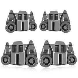 W10195416 Dishwasher Wheels Lower Rack Compatible with Kitchenaid Whirlpool Maytag Kenmore Dishwasher Replacement Parts AP5983730 PS11722152 W10195420 Lavavajillas Rack Lower Wheels 4 Pack