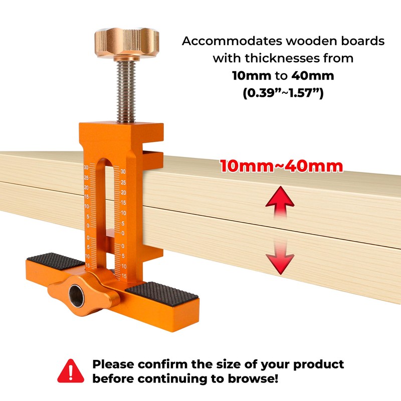 Adjustable Cabinet Door Installation Positioner Jig, Aluminium Alloy Versatile Positioning
