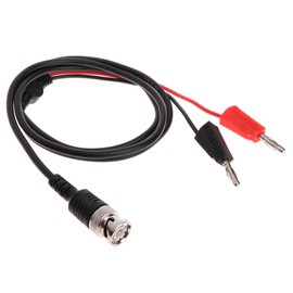 BaoFufc Coaxial Cable BNC Male To Banana Plug Stackable Test Lead Probe Aging Resistant For Oscilloscope Generators