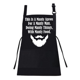 YSDYY 1 Piece Of Letter Printed Apron, Creative Apron, Waterproof Apron, Anti-Oil Apron, Kitchen Apron, Work Apron