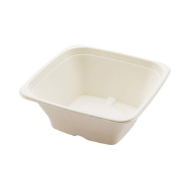 Restaurantware Pulp Tek 32 Ounce Bagasse Tall Bowls 100 Grease Impervious Bowls - Lids Sold Separately Microwavable White Bagasse Tall Bowls Reinforced Rim Sturdy For Snacks Or More