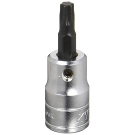 Kyoto Machine Tools (KTC) Short T-Type Torx Socket BT3-T30S-S Specification Size (Approx.): T30 x Insertion Angle: 0.37 inches (9.5 mm)