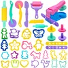 Playdough Tools 36pcs Play Dough Tools Set for Kids with