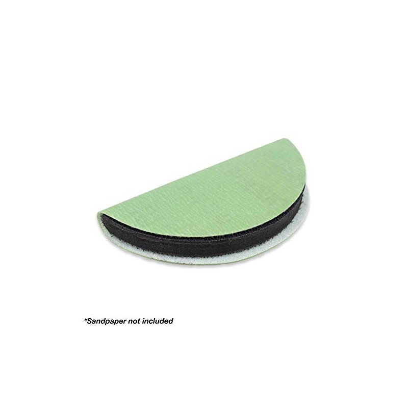 TGR Half Moon Hand Sanding Pad - Hook and Loop