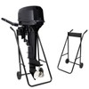 JAYGOVAN Heavy Duty Outboard Motor Stand Cart Steel Foldable Outboard