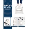 Dyforce Non-Slip Folding Step Stool - 11 inch Height Premium