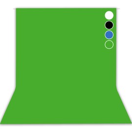 Pksoiil Green Screen Backdrop，Chromakey Virtual GreenScreen Background Sheet，Fabric Wrinkle Resistance Photo Background for Photo Studio Shooting Props，10x10FT