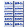 50 Silver Blue Double Edge Razor Blades Made in Russia