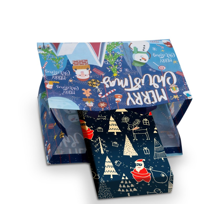 Festive Fix 12 Large Christmas Gift Bags - Reusable Gift