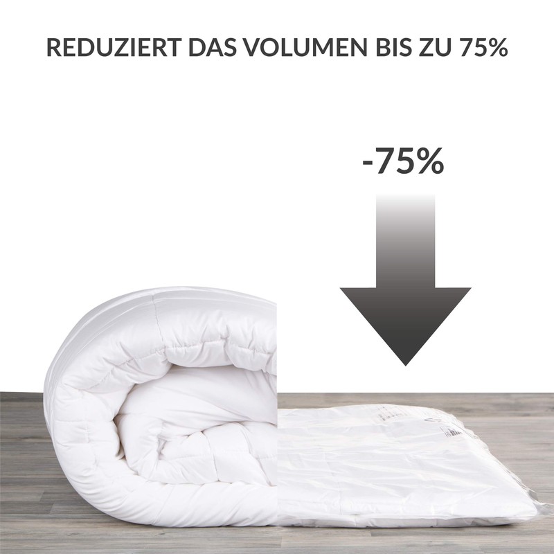 Levivo Vacuum Bag For Space-saving Storage, Incl. Hand Pump For