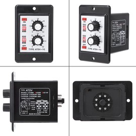YWBL-WH Twin Timer Relay On Off Knob Control Time Switch for Remote Control, Communication, Automatic Control