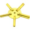 Even Number Universal Brass Clock Key for Winding Clocks 5