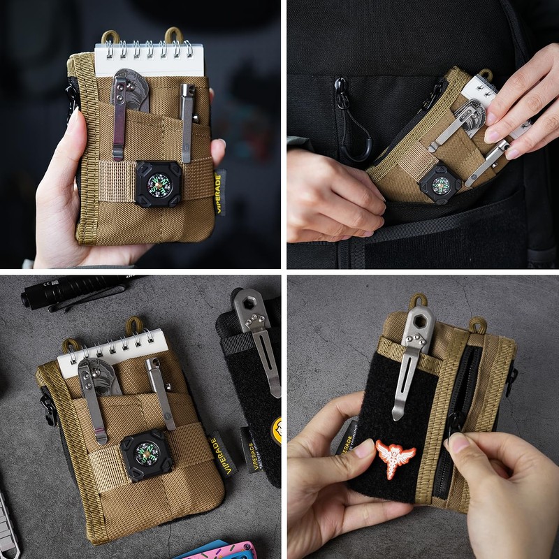 VIPERADE VE18-S Small EDC Pouch Tool Organizer,Multifunction Small Tools Pouch