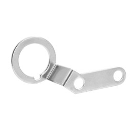 Aoling Motorcycle Key Cylinder Stay, Main Key Transfer Stay, Bike Key Cylinder Holder, Ignition Key Mounting Diameter 1.0 inches (26 mm), Screw Hole Diameter M8, Silver Single Item