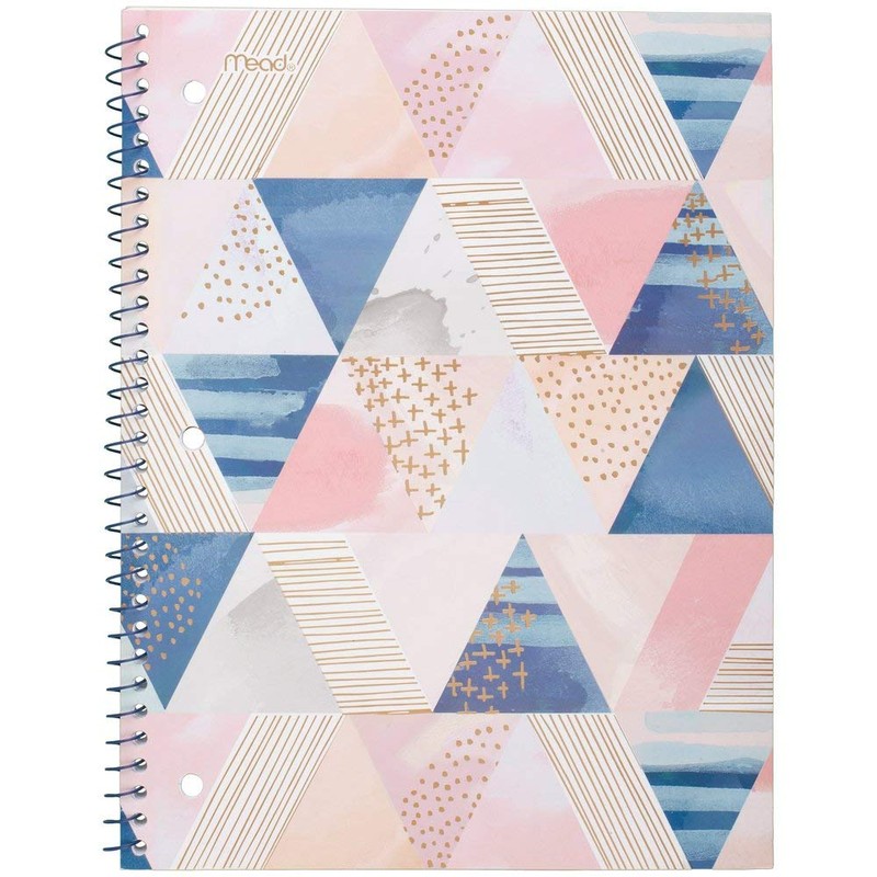 Mead Spiral Notebooks, 1 Subject, College Ruled Paper, 70 Sheets,