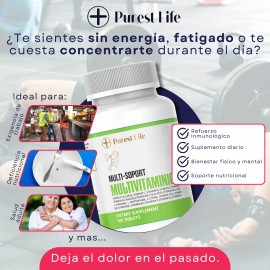 Multivitamínico Multi-sport Purest Life | Vitaminas 100 Tabs