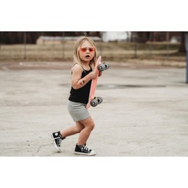 Made in USA Little Girls Underwear Bike Under Shorts Biker in All Cotton Perfect for SPD and Sensitive Skin Sports Dance School Uniform, Deep Purple 4T