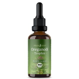 effective nature - Organic Oregano Essential Oil - 30 ml for approx. 8 Months - 80% Carvacrol Content