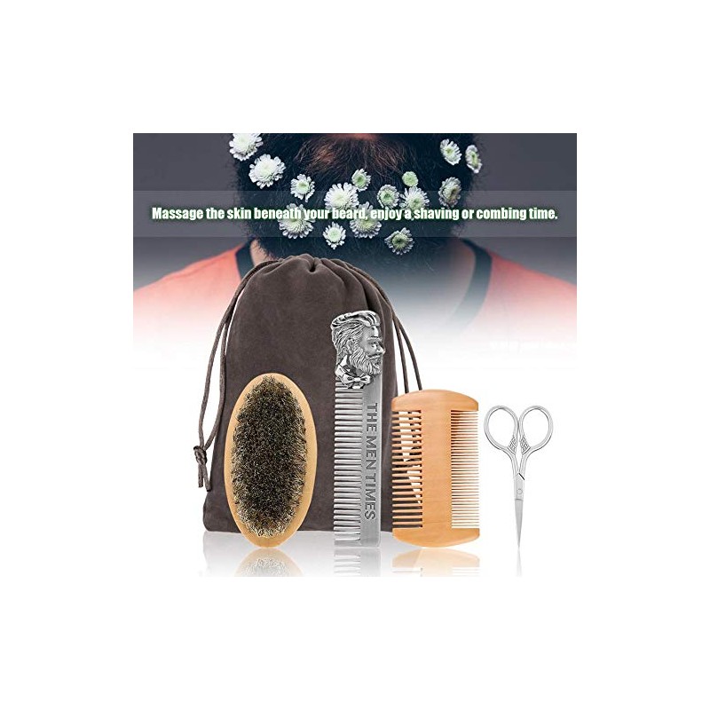 barba kit cuidado, Kit de barba 4 en 1 cuidado