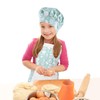Kids Apron and Chef Hat Set-Adjustable Child Apron for Boys