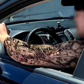 Oni Mask Irezumi Tattoo Tattoo Sticker 3ea