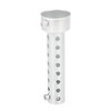 F FIERCE CYCLE 40mm Exhaust Pipe Baffle Stainless Steel Silver