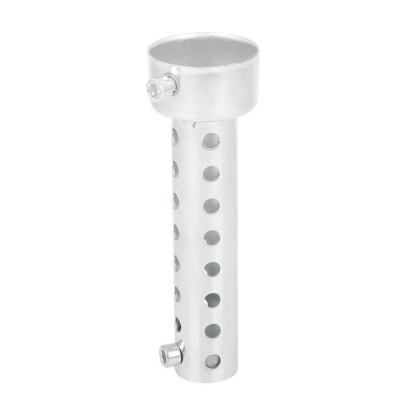 F FIERCE CYCLE 40mm Exhaust Pipe Baffle Stainless Steel Silver