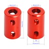 Aopin 6mm to 6mm Red Rigid Coupling Set Screw Shaft