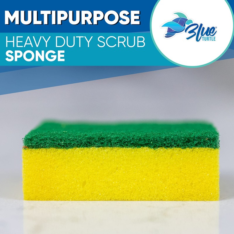 Blue Turtle Multipurpose Sponges – All Surface Cleaning Sponges –