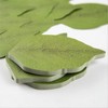 Aczyqws Sticky Notes Set, 100 Sheets Green Leaf Shaped Self