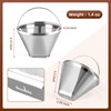 Bouaid Stainless Steel Coffee Filter, Suitable for Ninja Coffee Filter