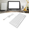 USB Wired Keyboard 78 Keys Ultra Thin Mini Portable Anti